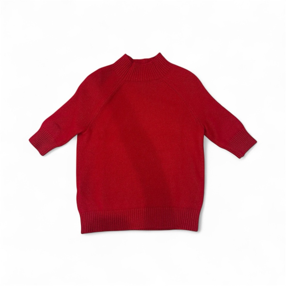 Theory Red Women's Cowl Neck Sweater
